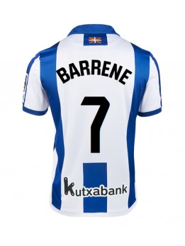 Real Sociedad Ander Barrenetxea #7 Domaci Dres 2024-25 Kratak Rukavima